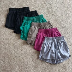 Abercrombie & Fitch Women's Athletic Shorts - Black, Green, Tan, Pink, Purple